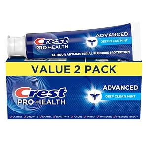 Crest Pro-Health Advanced Deep Clean Mint Toothpaste 2 Count Pack of 1