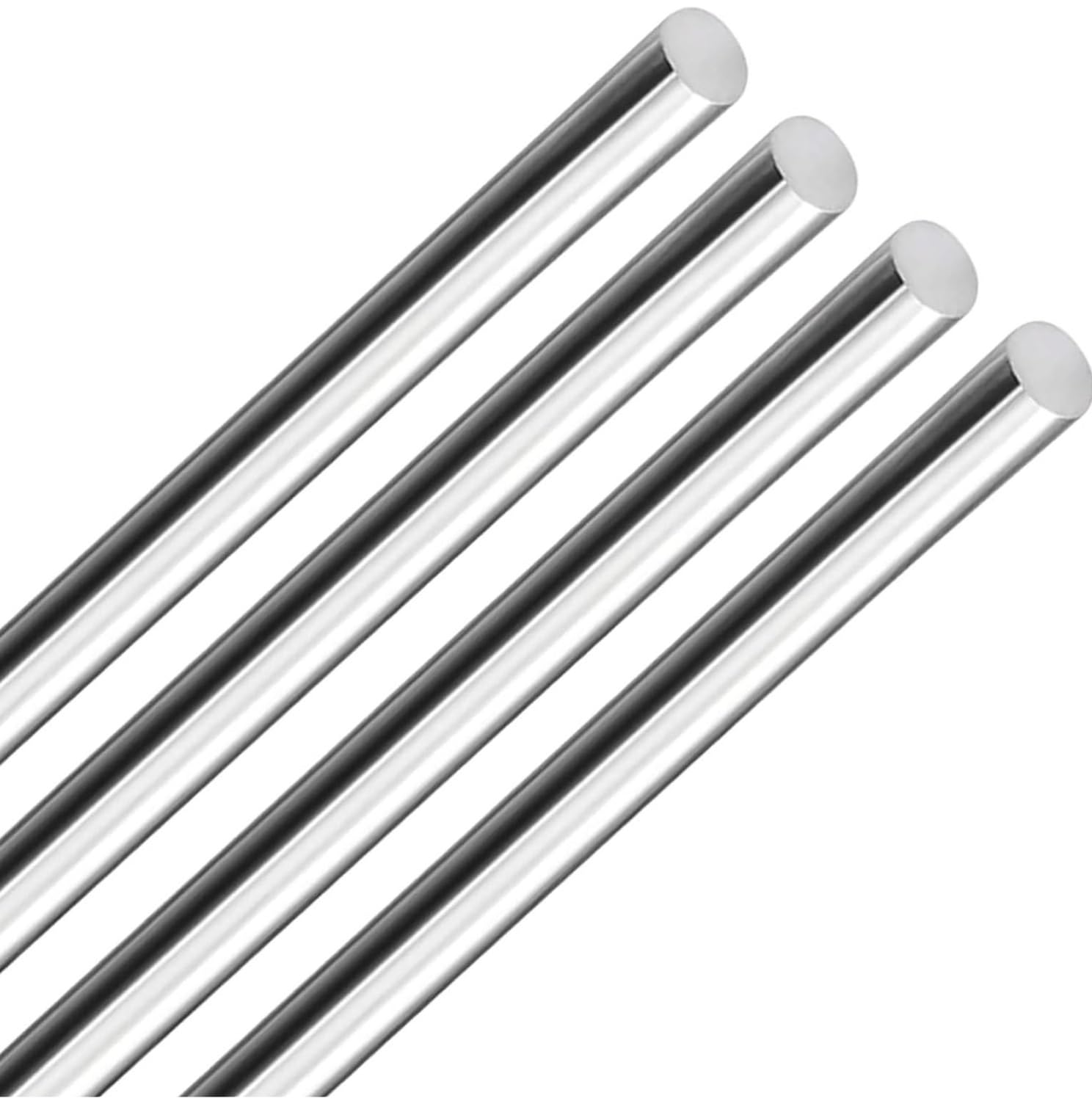 Pręt okrągły 304 SUS, wał pełny o wysokiej wytrzymałości do majsterkowania, budowy i produkcji (wiele rozmiarów 10-15 mm x 500 mm)(4Pcsx15x500mm)