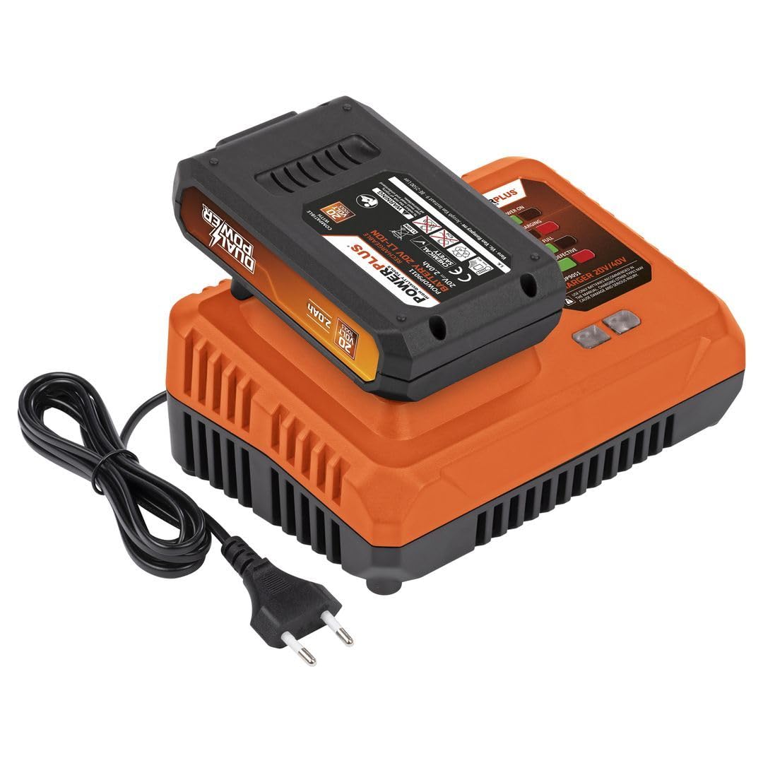 PowerPlus POWDP9062 POWDP9062 -Cargador 20 V/40 V + 20 V 2000 mAh