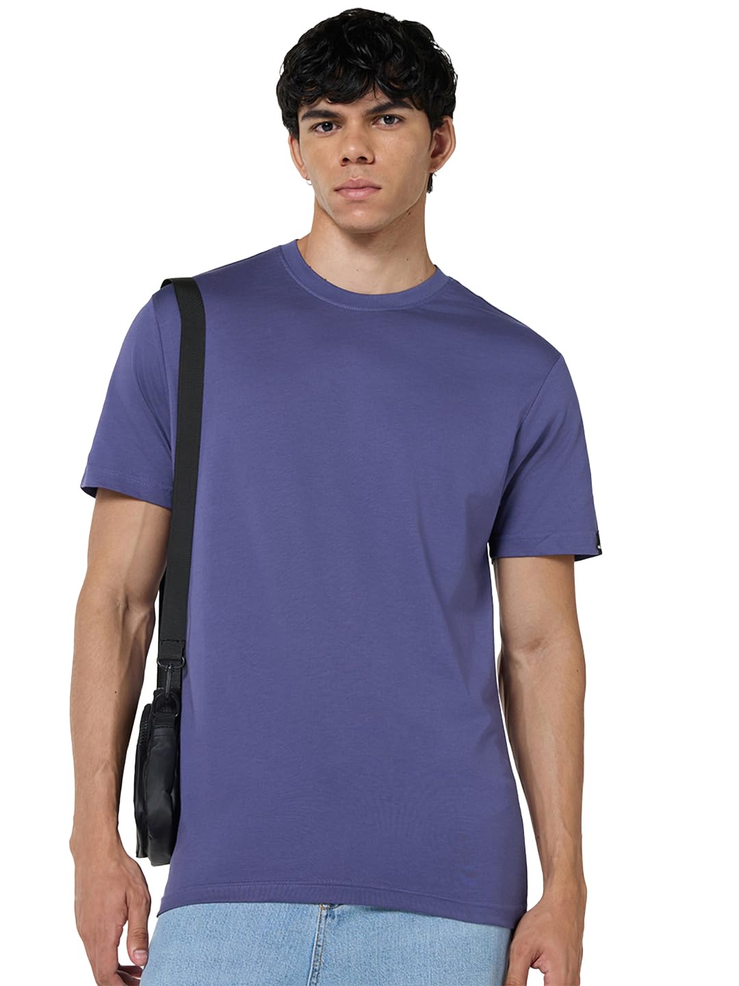 bewakoof Men's 100% Cotton Solid Regular Fit Half Sleeve Round Neck T-Shirt | Tshirt for Men Cotton| Casual Wear | Street Wear-picture-29