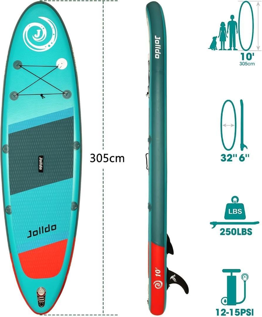 Amazon | jolldo SUP サップ 両用SUP アップパドルボード | ノー