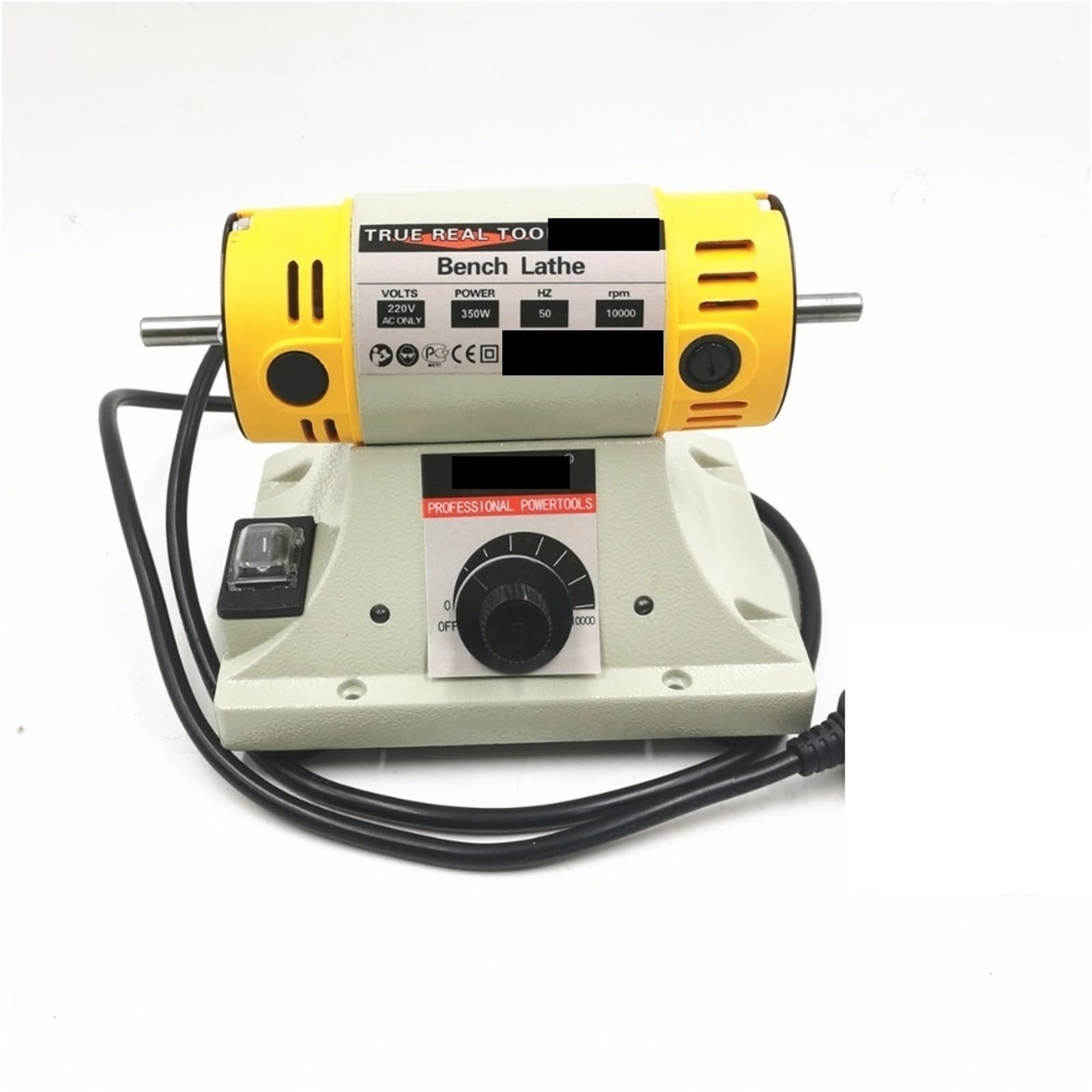JVDDI 350W Polishing Machine DIY Woodworking Jade Jewelry Bench Lathe Motor Grinding Machine Flexible Shaft Tube