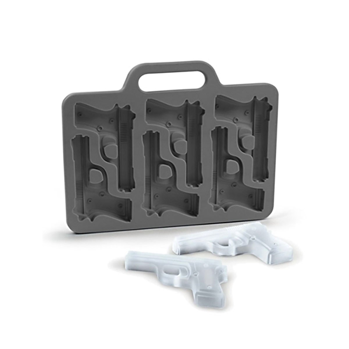 Gun Bullet Skull Ice Cube Maker DIY Bullet Ice Cube Tray Chocolate Mold Home Bar Accessories Whisky Wine Ice Cream Tool