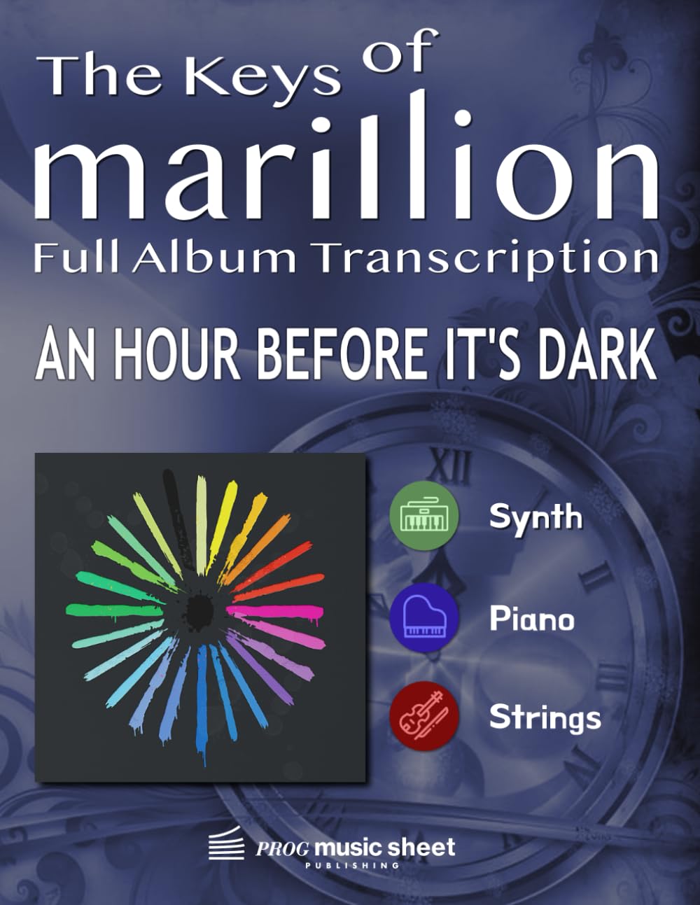 Marillion - AN HOUR BEFORE IT'S DARK -: High quality transcription music sheet for Piano, Synth & Strings (The Keys Of Marillion)