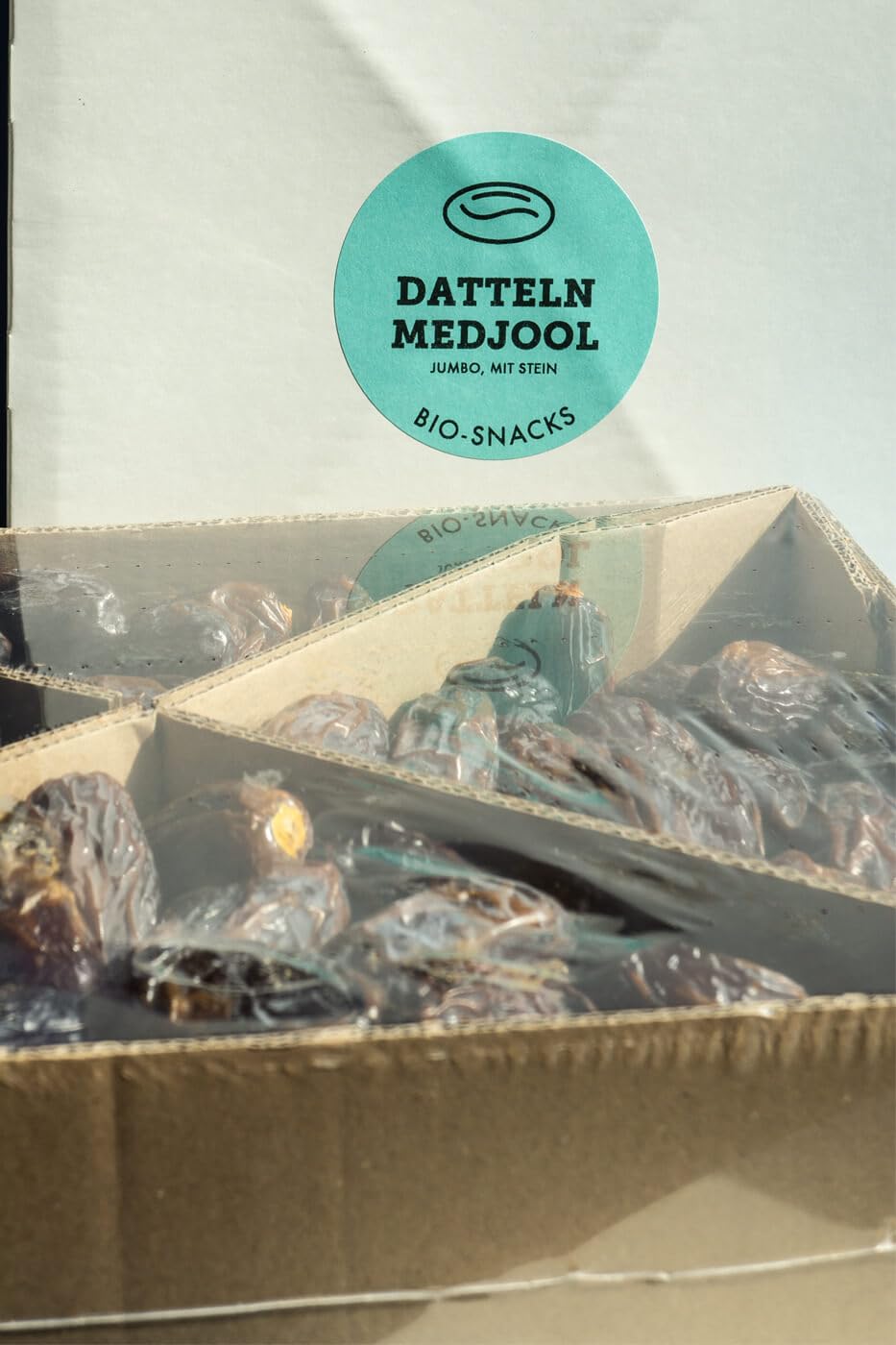Bio Datteln Medjool mit Stein, Premium Qualität, 5 kg Großpackung, Naturbelassen, Ungeschwefelt