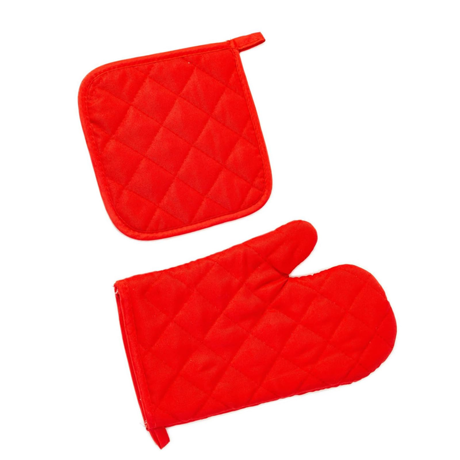 FACAILUO Oven Mitts and Pots Holder Nonslip Grip Gloves for BBQ Baking Cooking Microwave Safe Trivet Mats