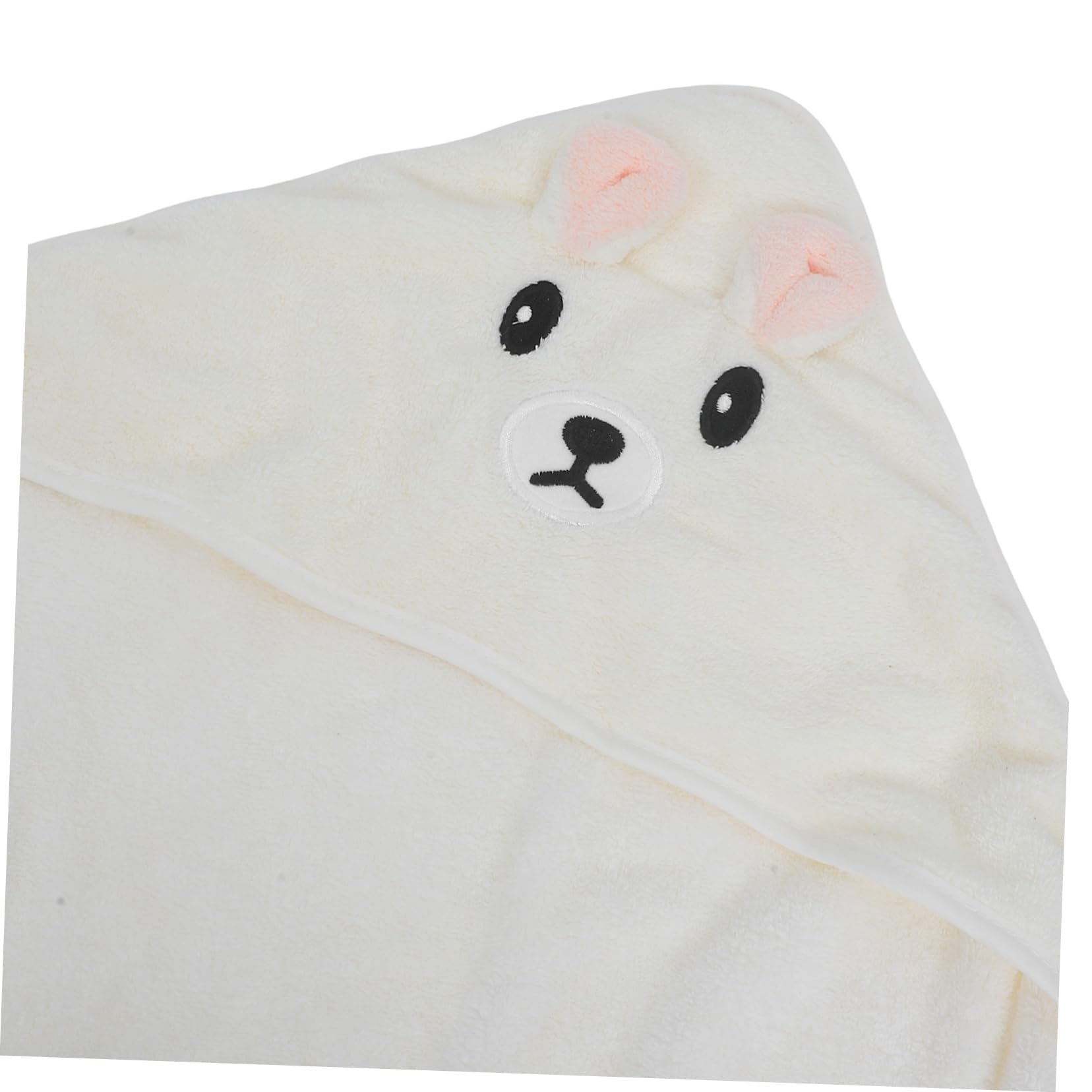 Toyvian 3pièces Serviette De Bain à Capuche pour Garçon Fille Ensemble De Serviettes Éponge avec Design Cartoon pour Nés Couleur Aléatoire