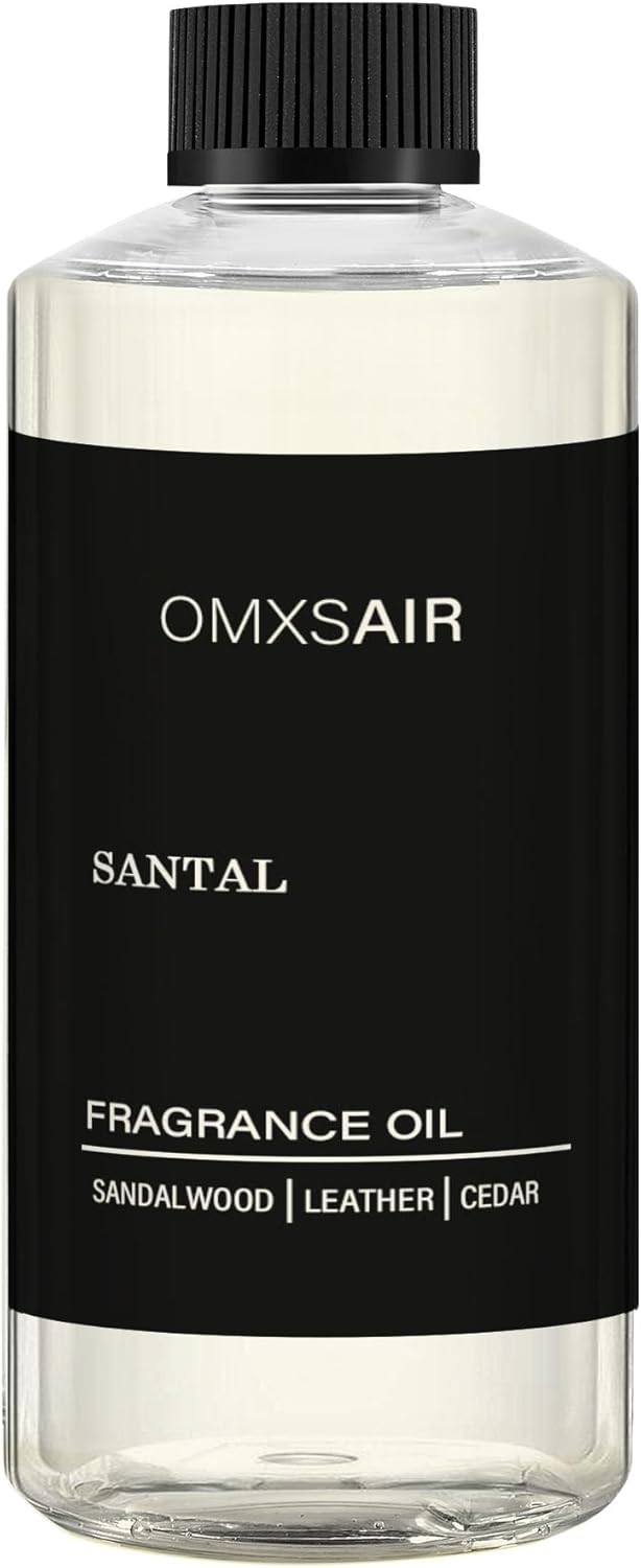 Hotel Scnet Diffuser Oil 500ml Inspired by Santal - Hotel & Car?Home Luxury Scents - Comforting Sandalwood,Papyrus,Cardamom,Santal Essential Oils Blend for Aromatherapy Diffuser Santal 17.6 Fl Oz (Pack of 1)