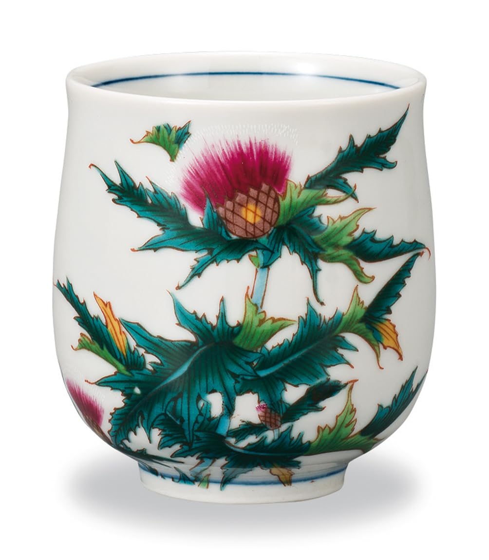 Kutani Yakiwataya Beautiful Four Seasons Boasting Japan Teacup (September) AP7-5141