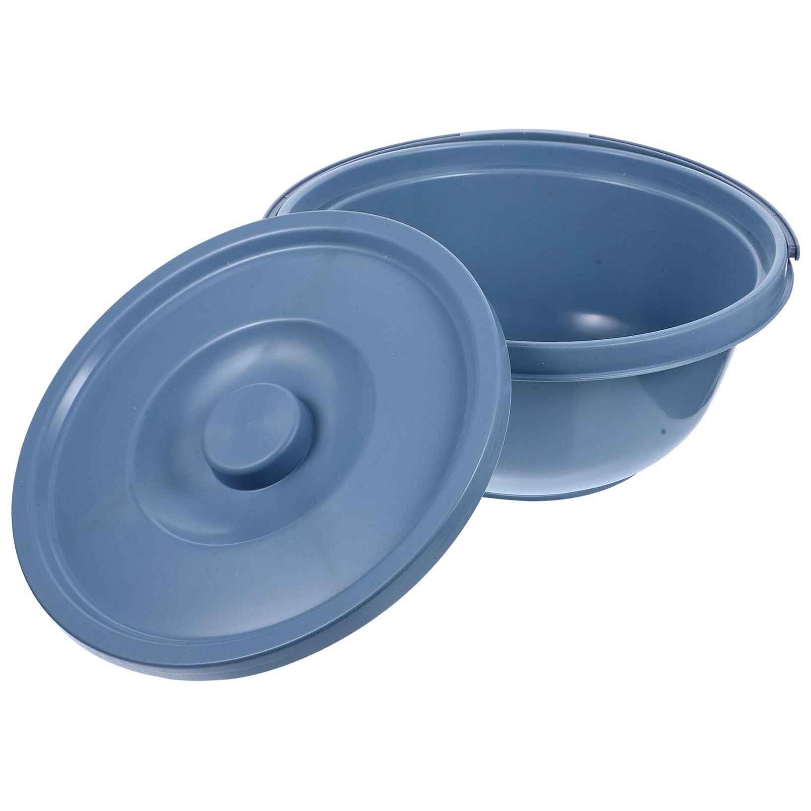 Tragbarer Urinbehälter mit Deckel und Griff aus Bruchsicherem PVC Stabiles Nachttopf design für Senioren und Schwangere Vielseitig als Urinal und Sitztoilette für Zuhause und