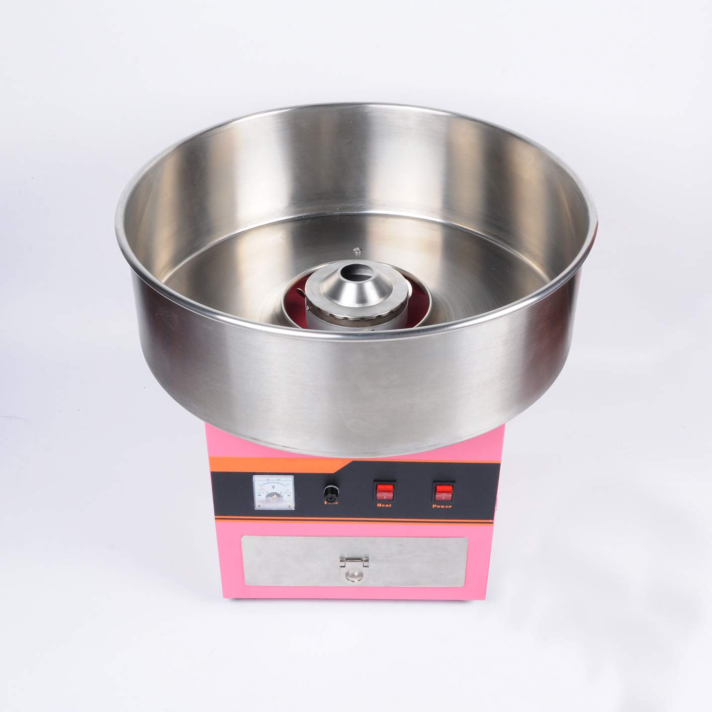 Liquor 110V 1300W Electric Cotton Candy Machine Commercial Candy Floss Maker Pink