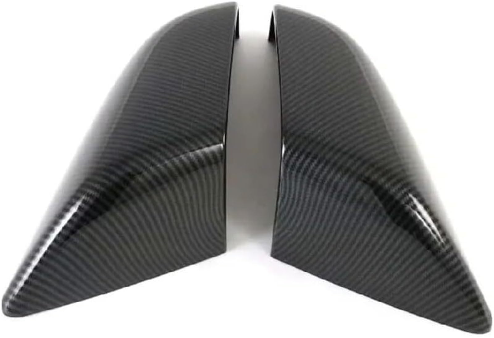 Rétroviseur Tesla Model S aspect carbone finition mate géométrique - 5