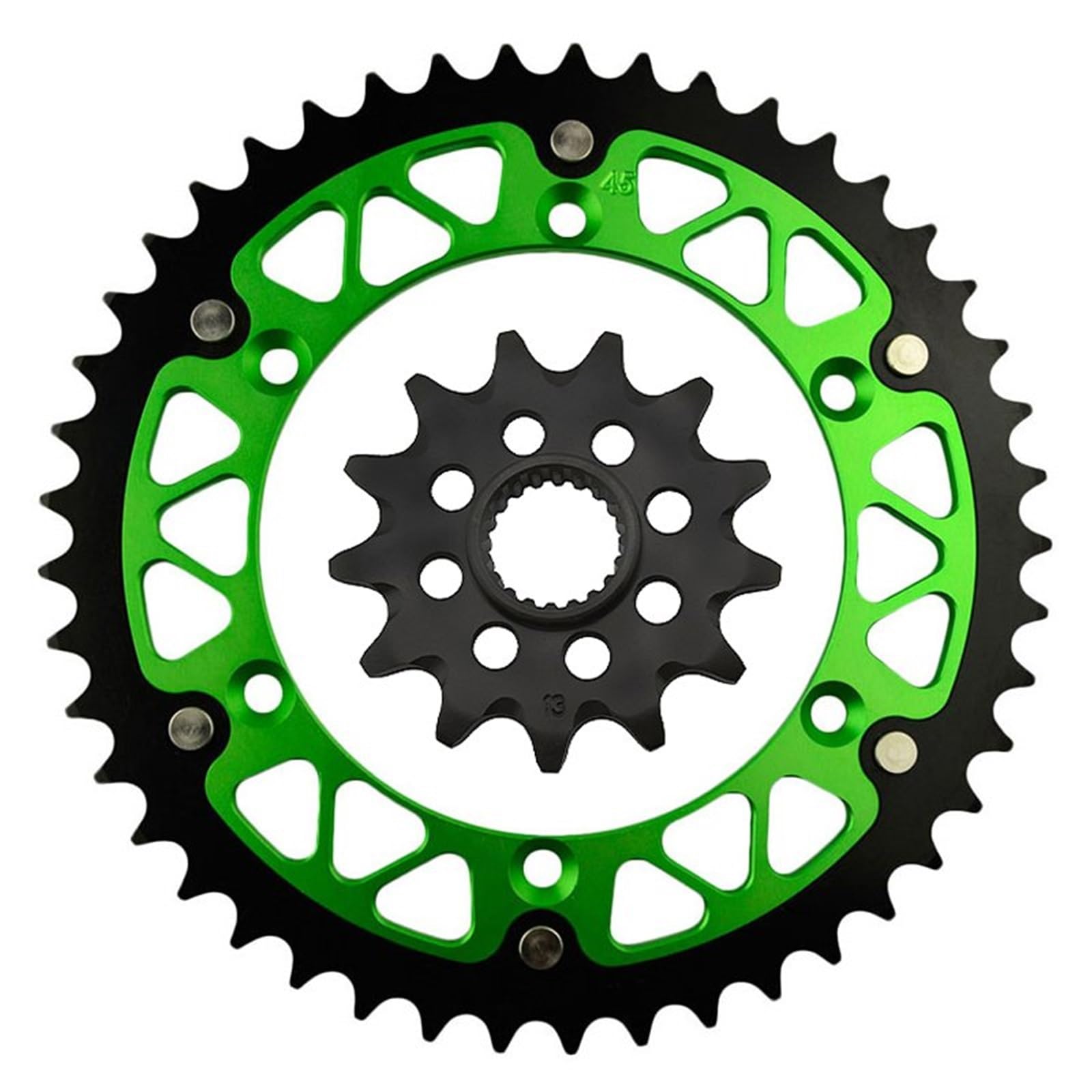 Piñón Delantero Y Trasero 520 13T 45T-52T Para KX 250 F (2006-2014)