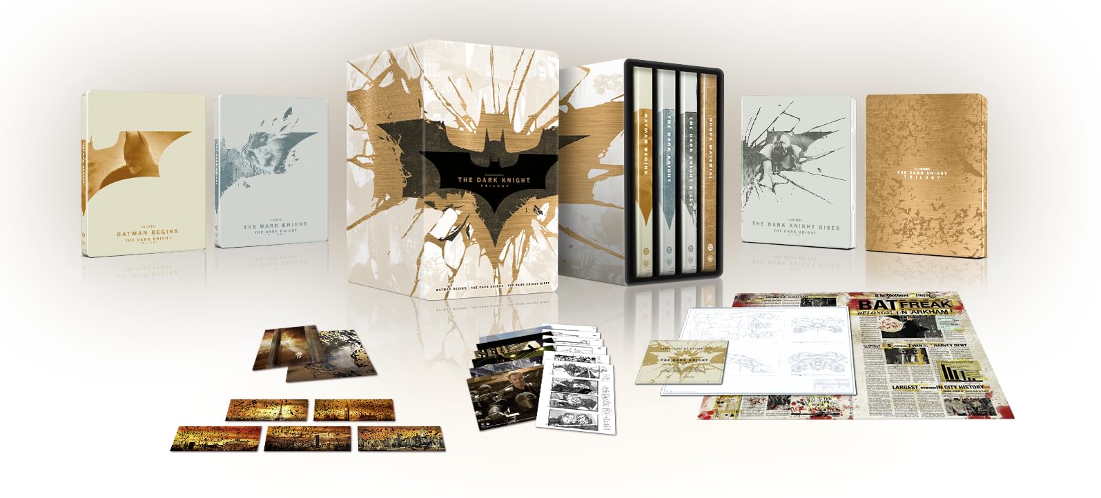 The Dark Knight Trilogy : Batman Begins + The Dark Knight + The Dark Knight Rises