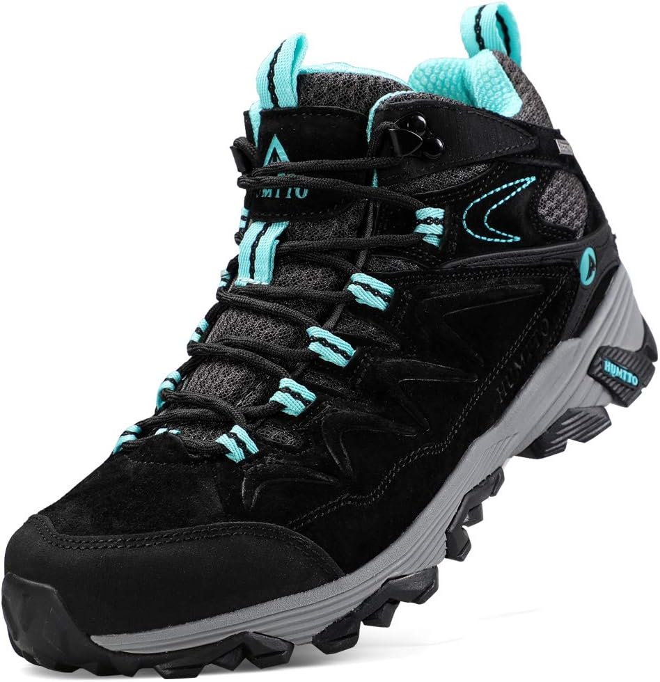 HUMTTO Rubber Walking Shoes Leather Sneakers Winter Outdoor Sports Climbing Camping Light Non-slip Wearable Trekking Shoes