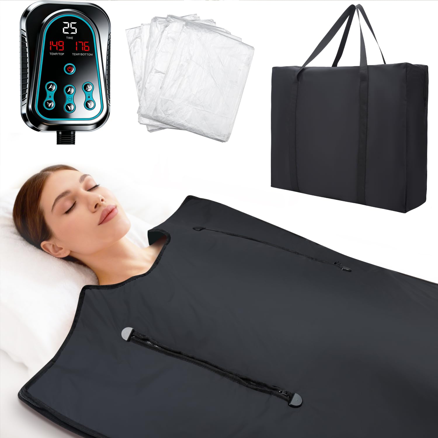 Couverture de sauna infrarouge pour éliminer les toxines et le stress