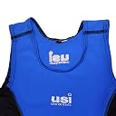 USI UNIVERSAL Wrestling Suit Costume Dress For Women, (Blue, Size L) Wrestling Singlet With Nylon Elastane Fabric 210 Gsm, Irritation Free Flat Lock Seam, Grip Elastic On Bottom Hole gallery image