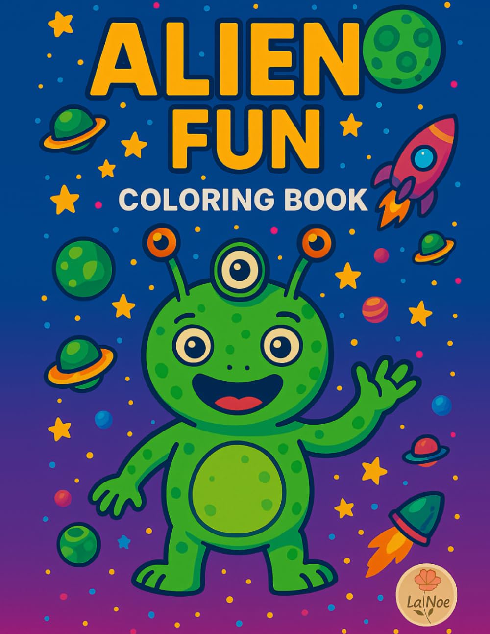 Alien Fun: Coloring book