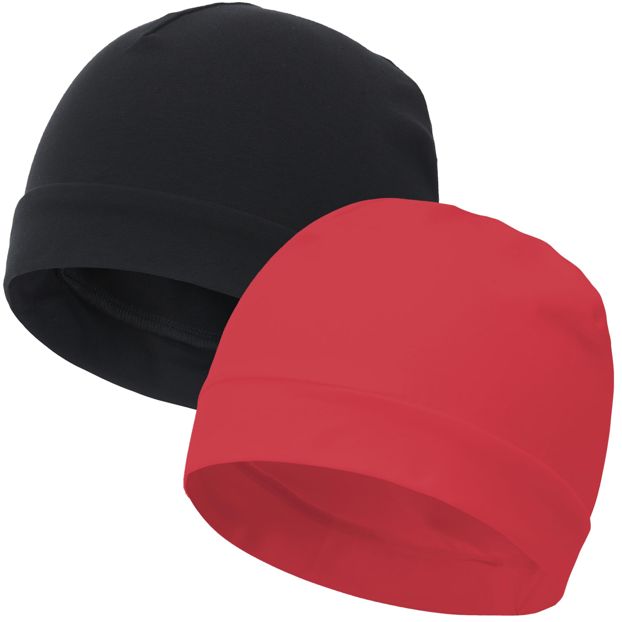 vidsel 100% Cotton Skull Caps Beanie Night Cap Sleep Hats for Men Women
