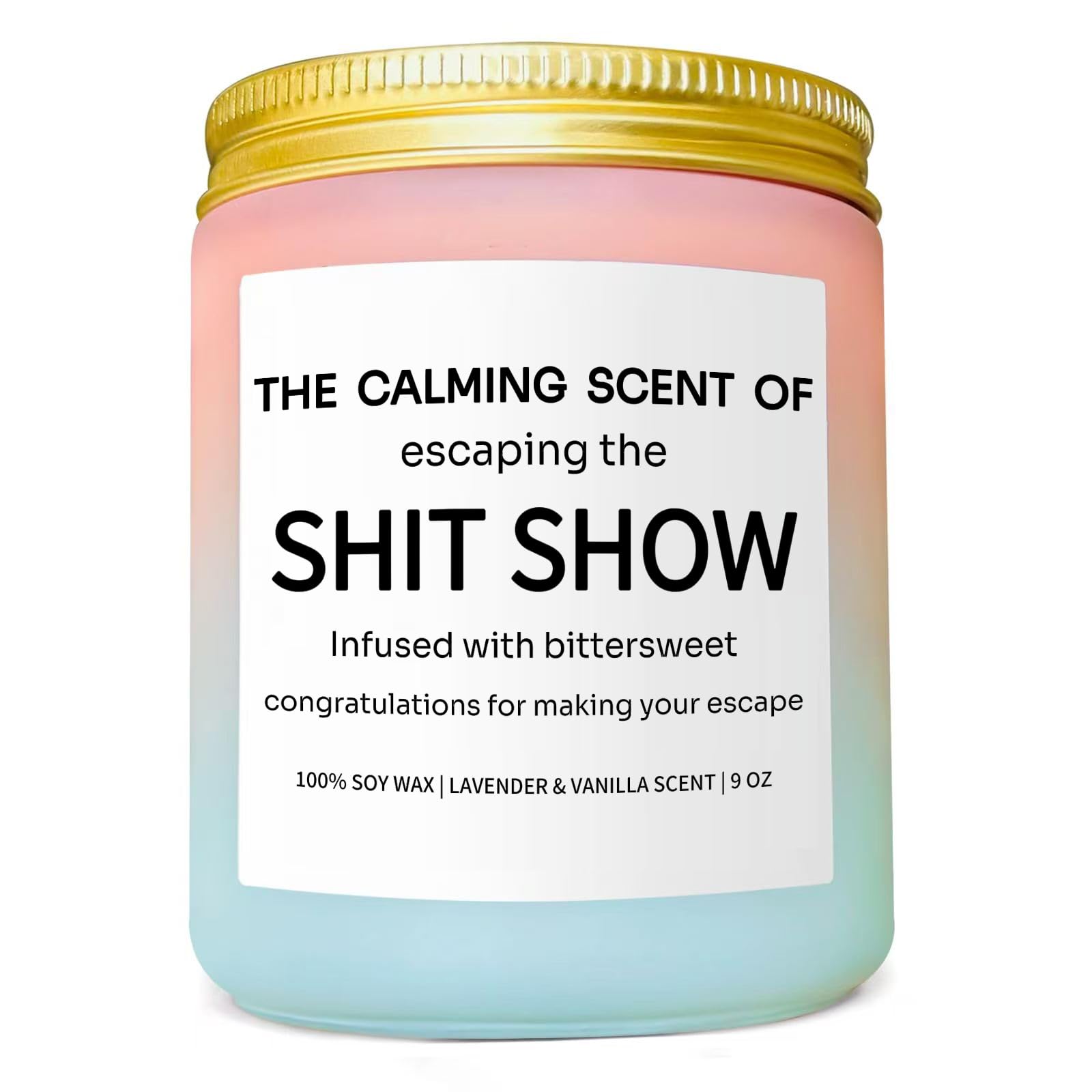 Itbxzzy Women's Coloured Sarcastic Candles, Going Away, Goodbye, Farewell Gifts For Coworkers - Retirement, Coworker Leaving Gifts For Colleagues Men - Leaving Job, Moving Away Presents For Friends, Boss, Work Bestie