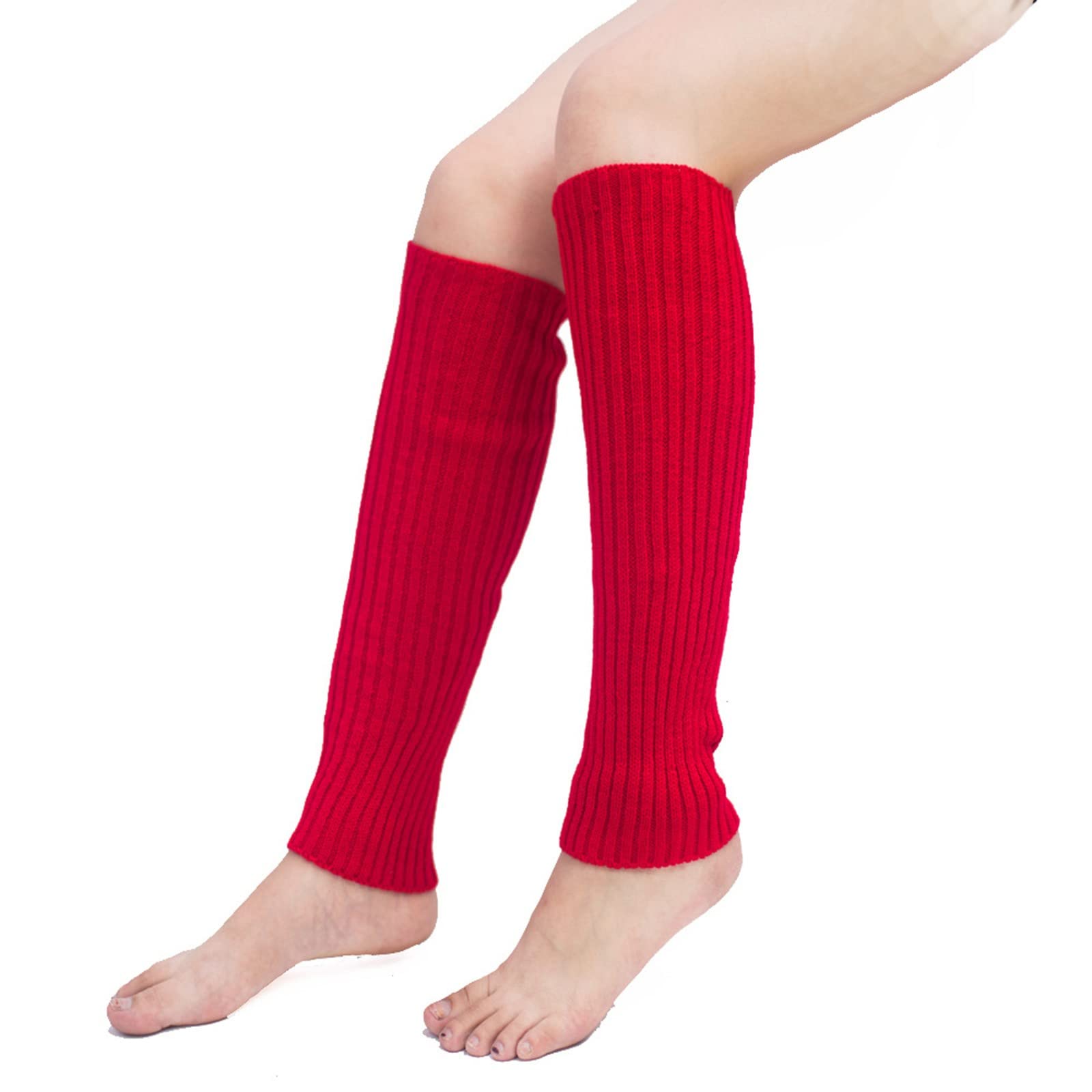 Fashion Knit Leg warmers 80s 90s for Women Winter Soft Long Ankle warmers Socks for Parties Yoga Dance