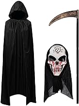 Halloween Mask, Halloween Coat, Halloween Decoration, Used for Halloween Dance Party, Decoration (Black Cape)