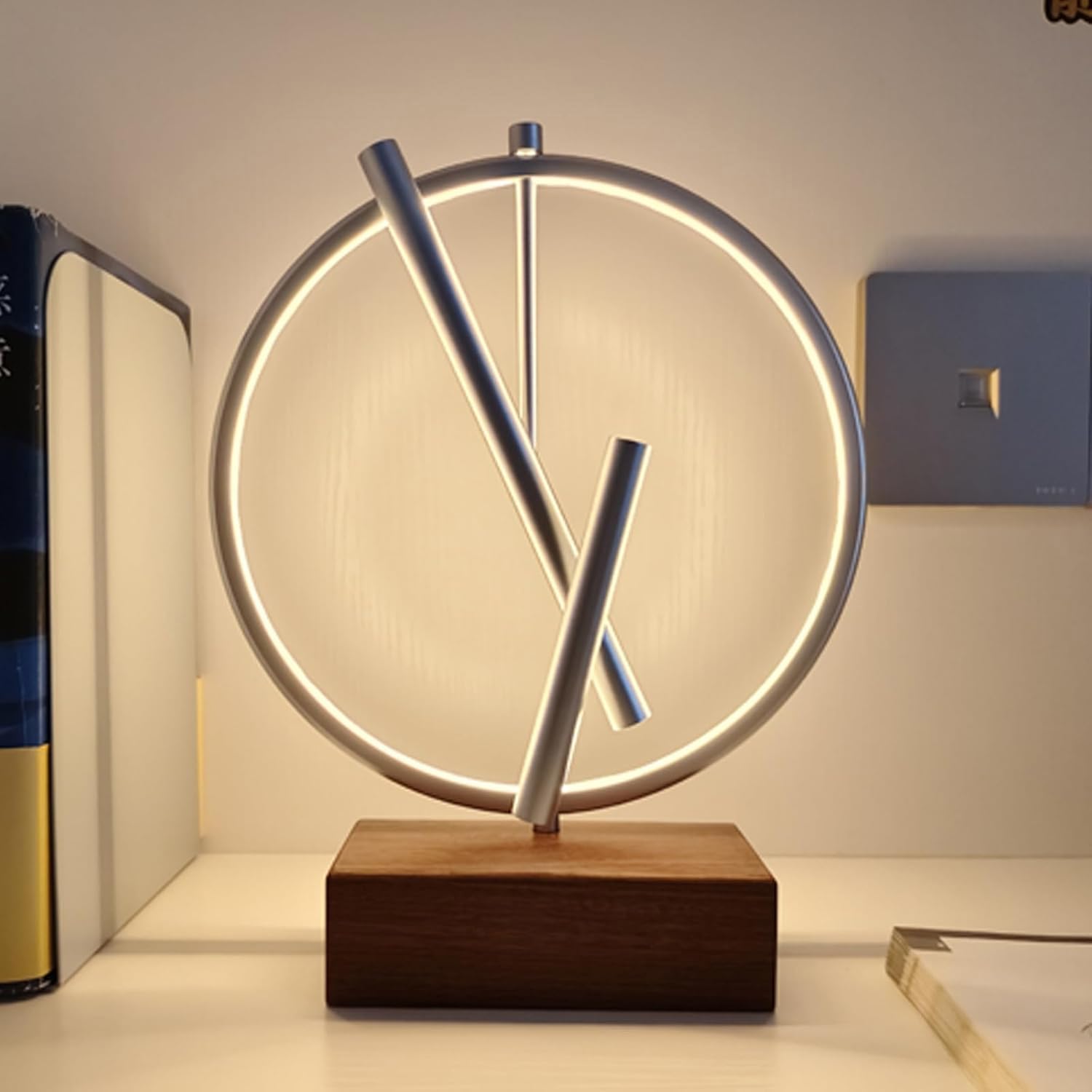 Pendule anti-gravité, pendule du chaos machine à mouvement perpétuel avec éclairage d'ambiance réglable, décoration d'art moderne pour la maison et le bureau