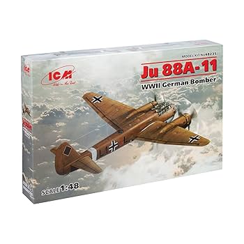 Amazon | ICM 1/48 ドイツ空軍 ユンカース Ju88A-11 爆撃機