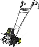 Sun Joe Electric Corded Garden Tiller & Cultivator, Steel Tines, 13.5 Amp, 16 Inch,...