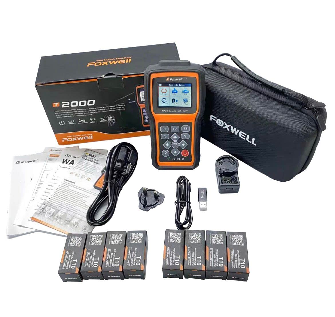 Foxwell T2000 TPMS 最新汎用ライターOBDテスター(本体のみ)
