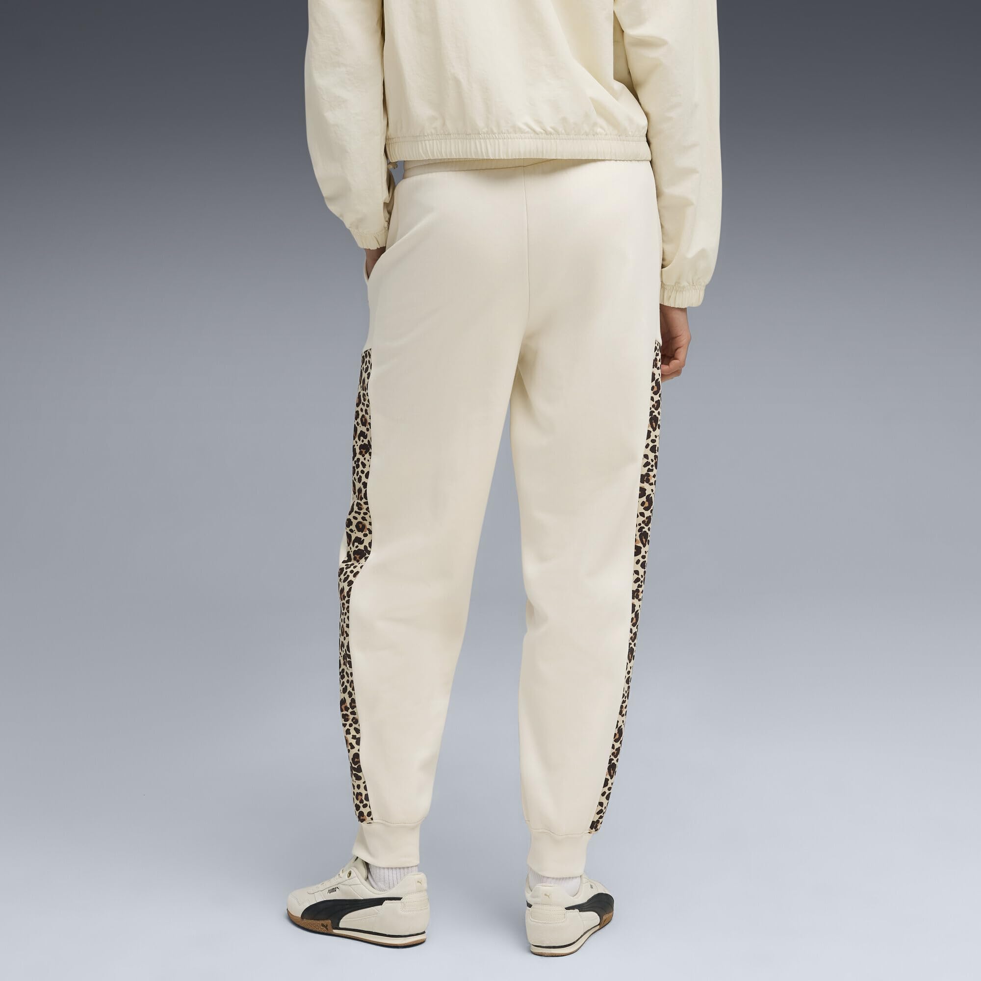 PUMA ESS Graphic Animal Comfort High-Waist Sweatpants FL Cl - Pantalones de Punto Mujer