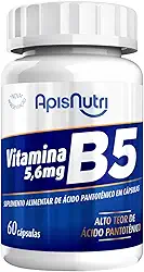 Vitamina B5 - 280mg (60 caps), Apisnutri