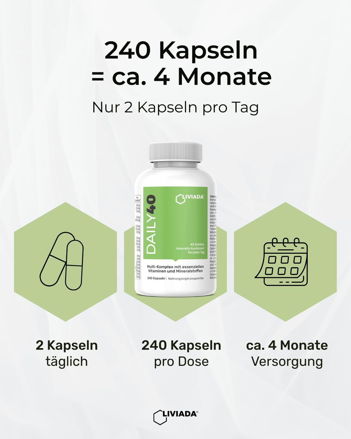 DAILY40 Multi-Komplex, 240 Kapseln