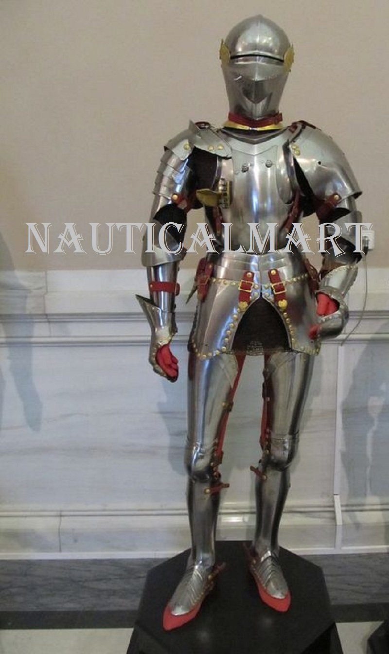 NauticalMart Medieval Combat Full Suit of Armor Collectible Knight Costume
