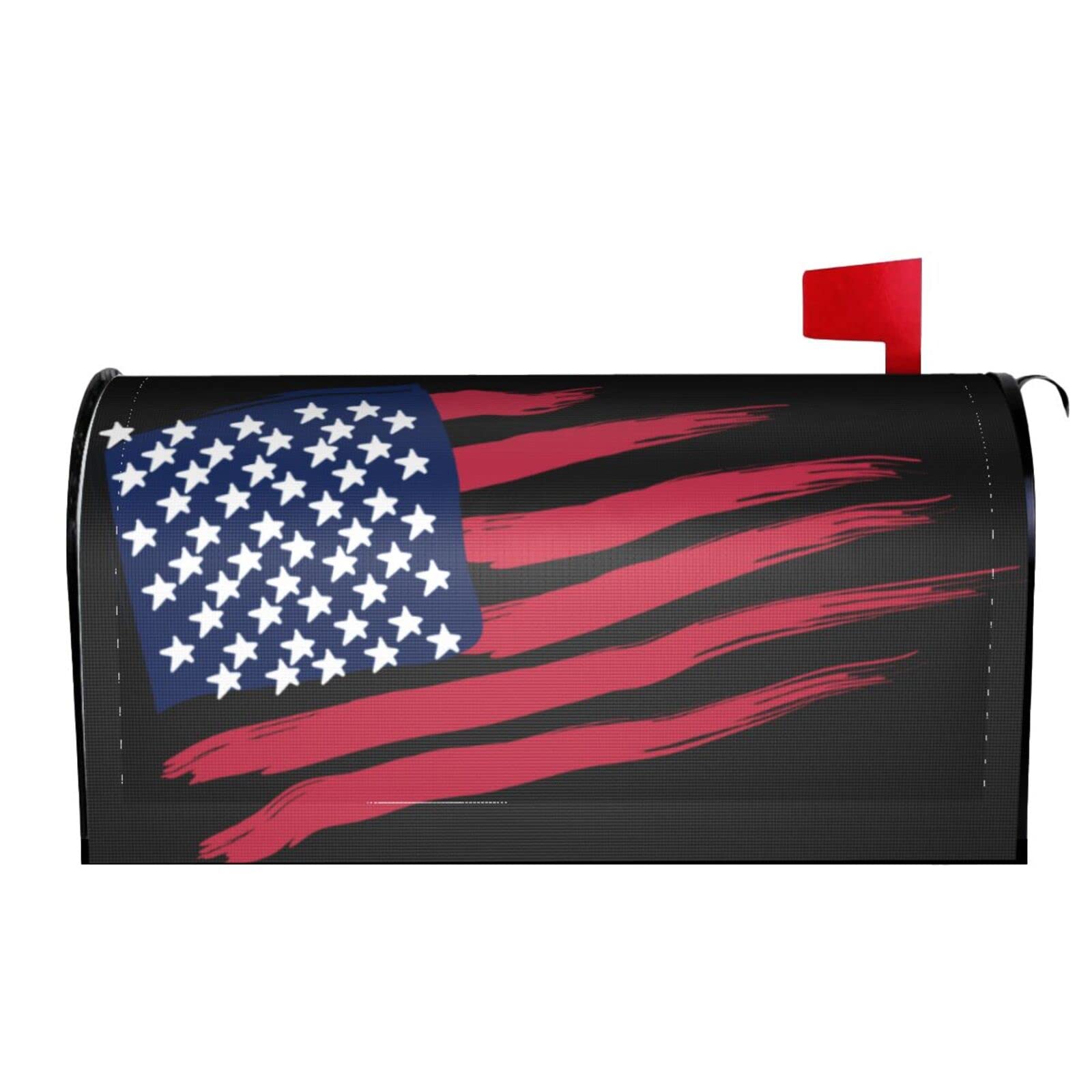 American Flag 02 Mailbox Covers Magnetic Wraps Post Letter Box Cover Garden Home Decor
