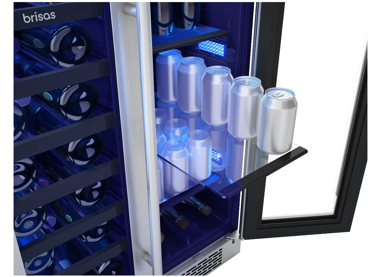 Buy Zephyr BWB24C32AG Brisas Series 24 Inch dualzone Stainless Steel