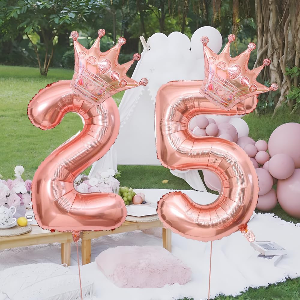 40 Inch Rose Gold Crown Number 15 Balloons, 15th Birthday Balloons for Men Women, 15th Celebration Decor Happy 15th Birthday Party,15th Birthday Party Decoration Wedding Anniversary Events Supplies - Image 6