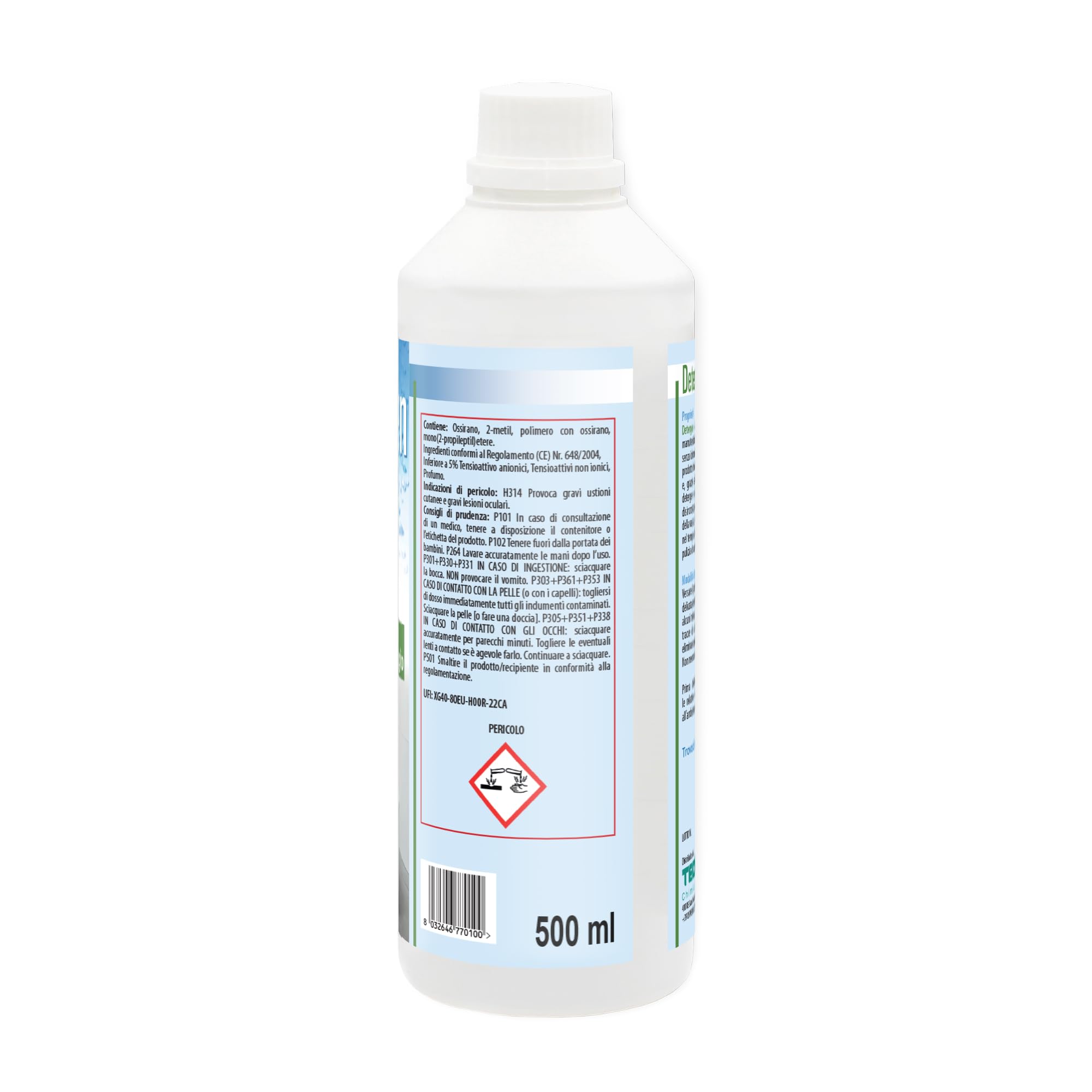Metacril Detergen 500 ML + Idronet 500 ML, Détergent et Nettoyant anticalcaire, Idéal pour les baignoires balnéo