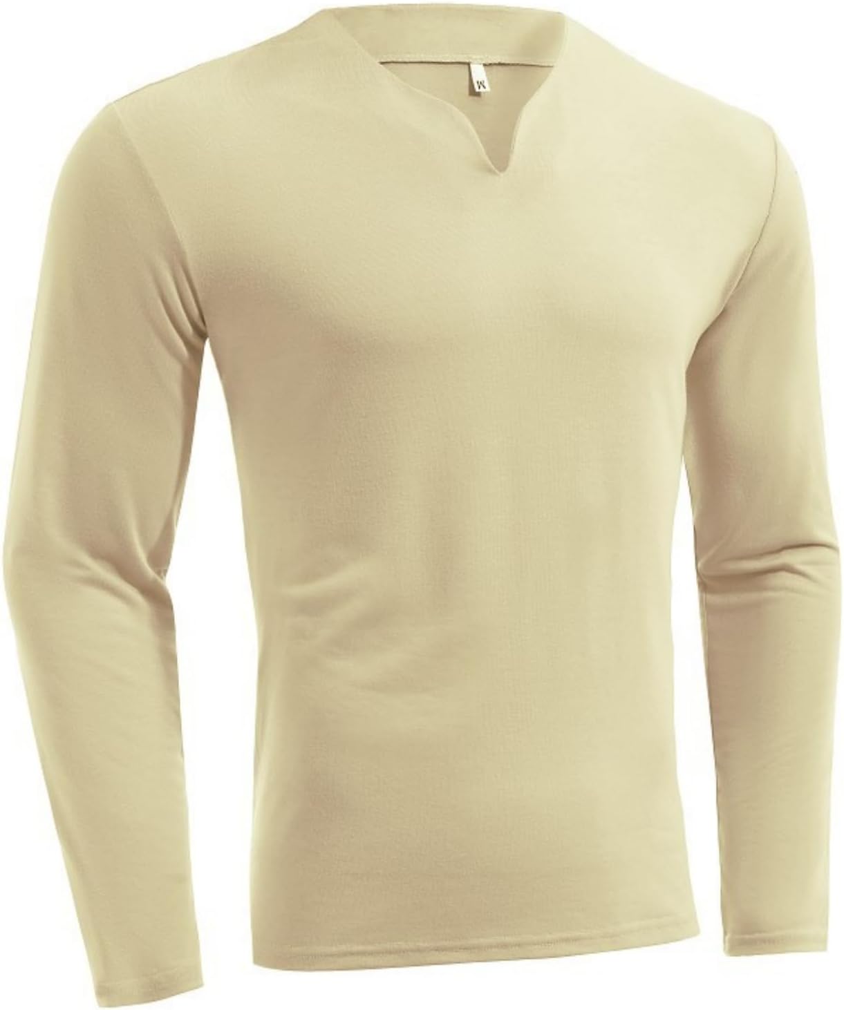 RTRDE Men's Casual Henley Shirts Long Sleeve Slim Fit Athletic Wokrout Gym T-Shirt, M-3XL