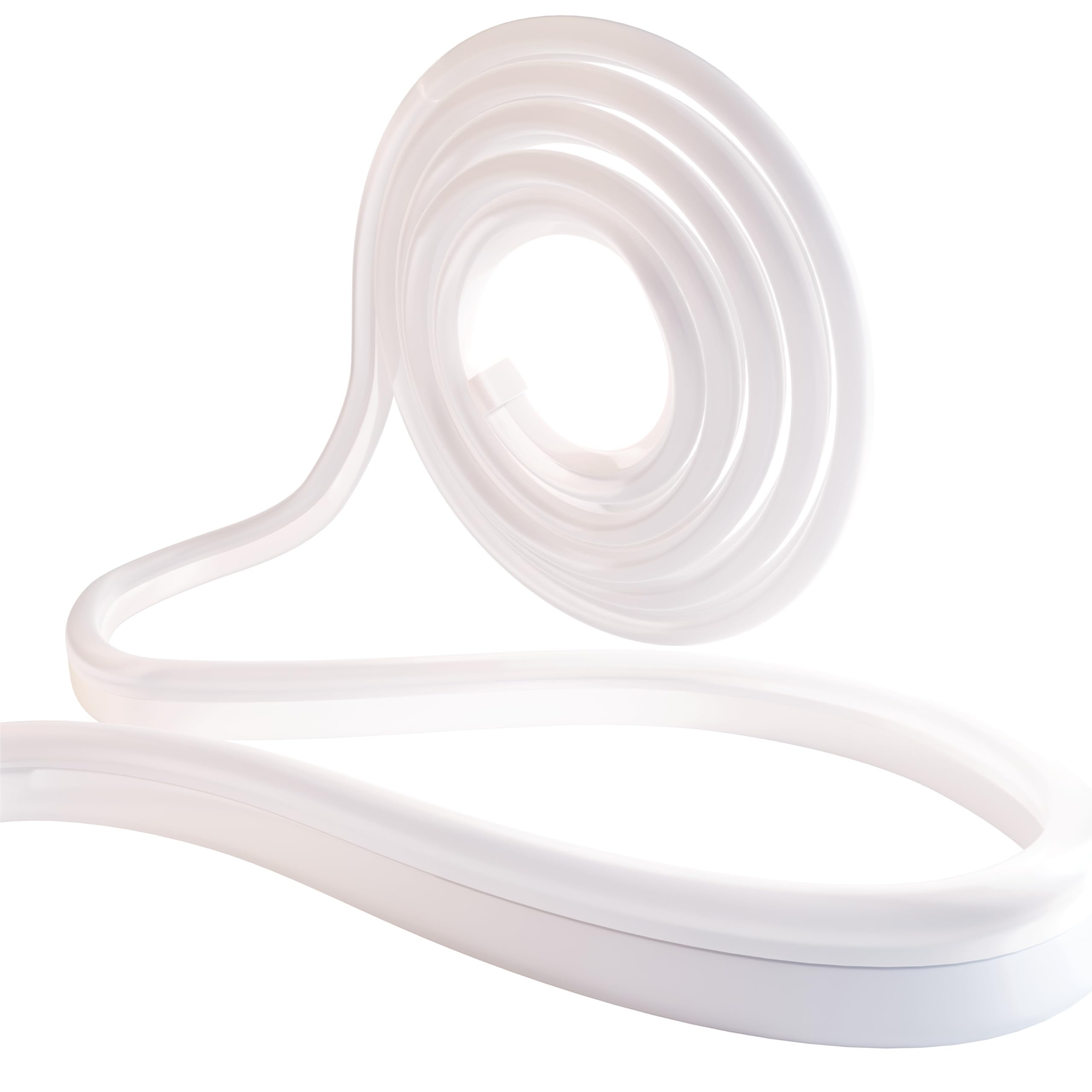 EMOS - Smart RGBIC Neon Strip, 3 m - Illuminazione da parete Wi-Fi con 16+ milioni di colori, dimmerabile - Strisce LED in silicone - Illuminazione per ambienti interni e feste - Include 1,6 cavi e