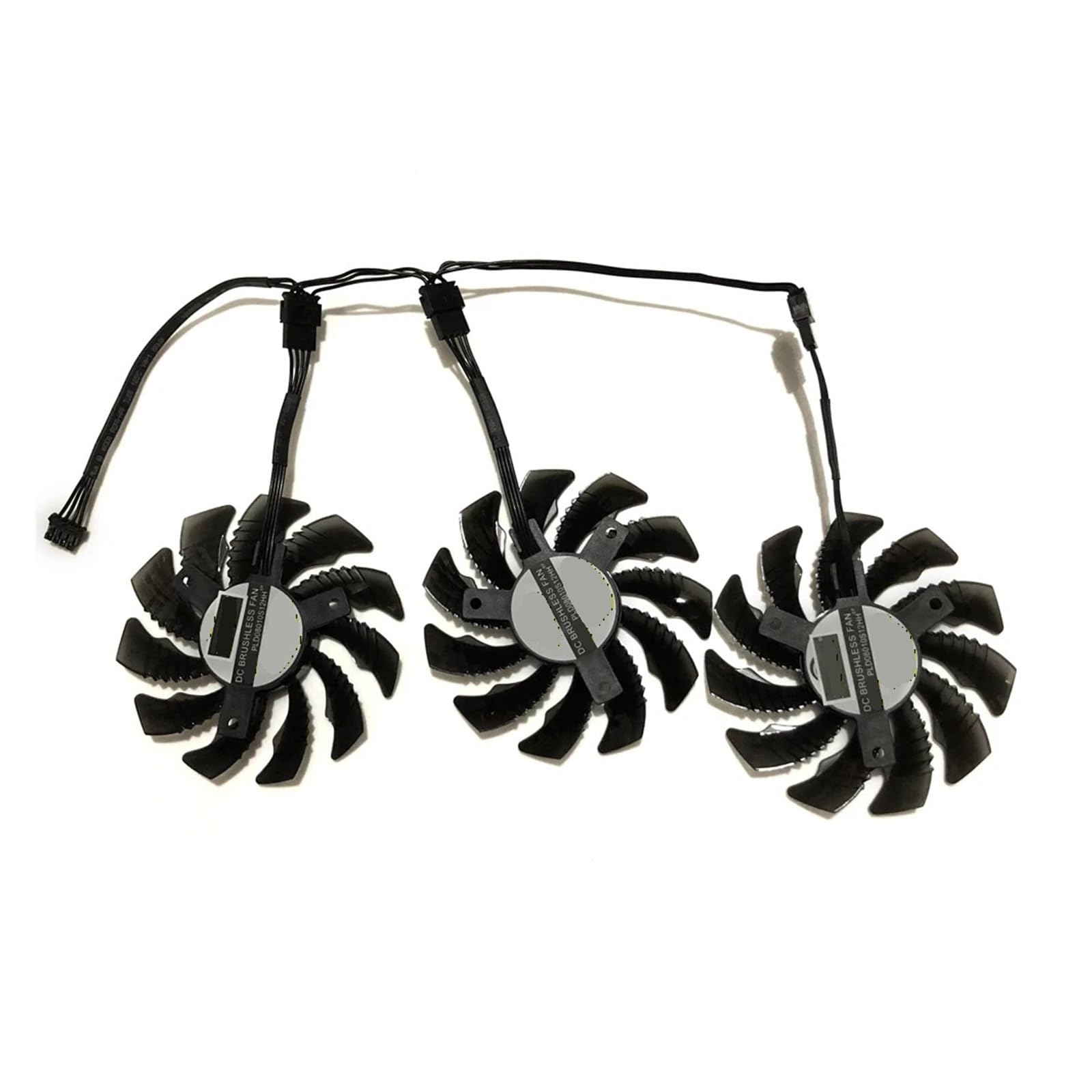 Ventilador triple PLD08010S12HH para sustituir refrigeración ruidosa en GTX 1080Ti