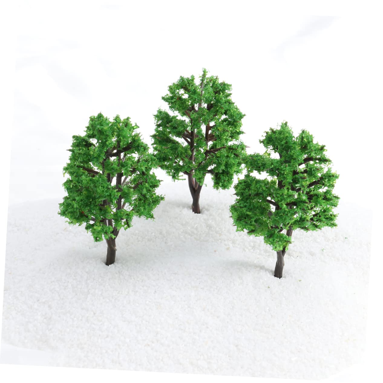 TEHAUX Lot De 5 Arbres Miniatures pour Diorama 20 Pièces X 5 Matériaux De Base pour Maquettes Arbres Verts