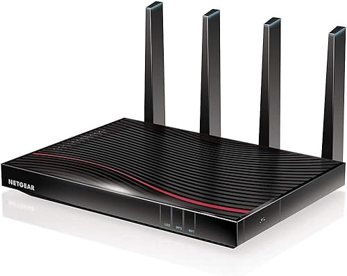 NETGEAR Nighthawk X4S DOCSIS 3.1, enrutador módem con cable de velocidad ultraalta (C7800) compatible con Xfinity desde Comcast, Cox