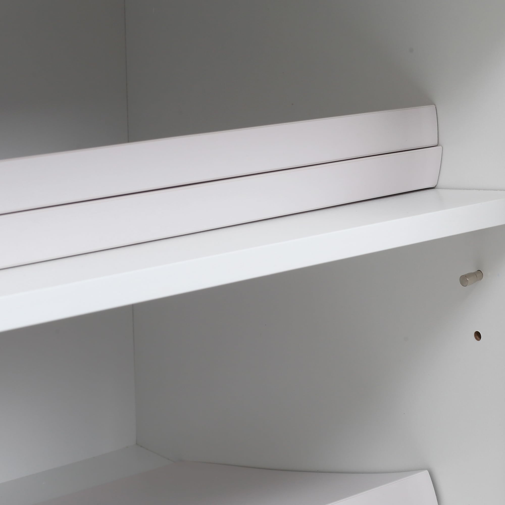 Vinsetto Armario para Impresora Soporte para Impresora con Ruedas Mueble Impresora con Cajón 2 Puertas y Compartimiento Abierto para Salón Oficina Estudio 60x39x80 cm Blanco