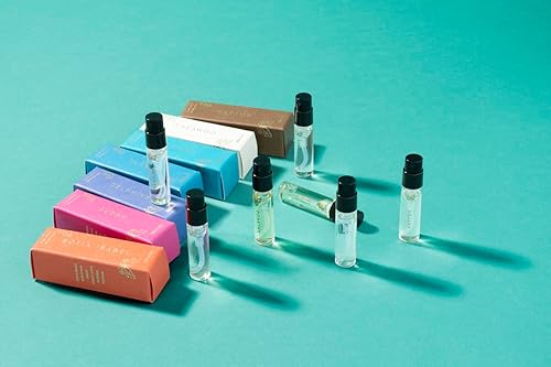 Miniatura 4 de DefineMe Mini set de regalo de perfume, paquete de 7 aromas, fragancias naturales para mujeres, kit de muestra de pequeño descubrimiento