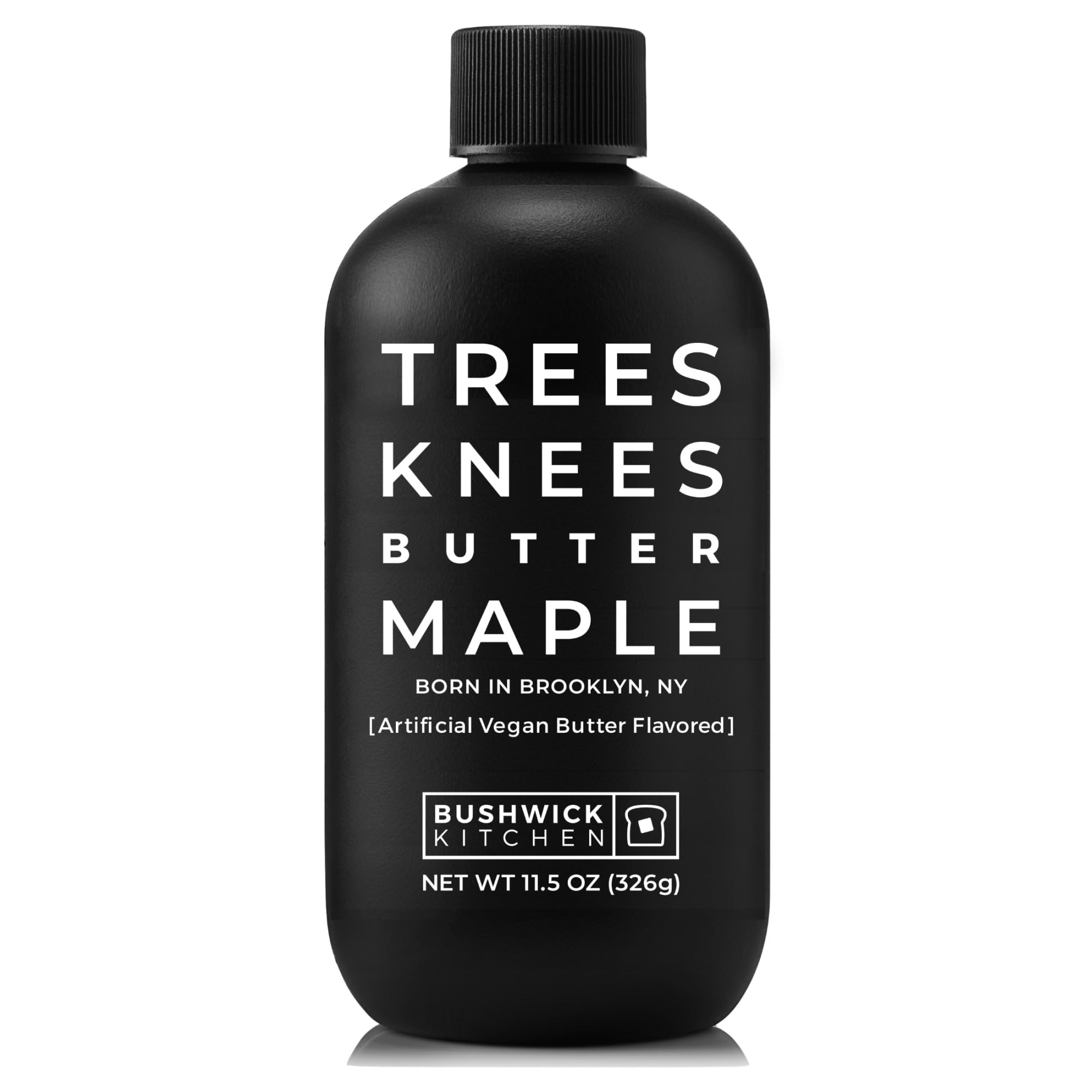 Sponsored Ad - Trees Knees Butter Maple Syrup, Grade-A Organic Maple Syrup Infused with Savory Sea Salt, Vegan, Gluten Free & Made in the USA, Pure & All Natural, 11.5oz
