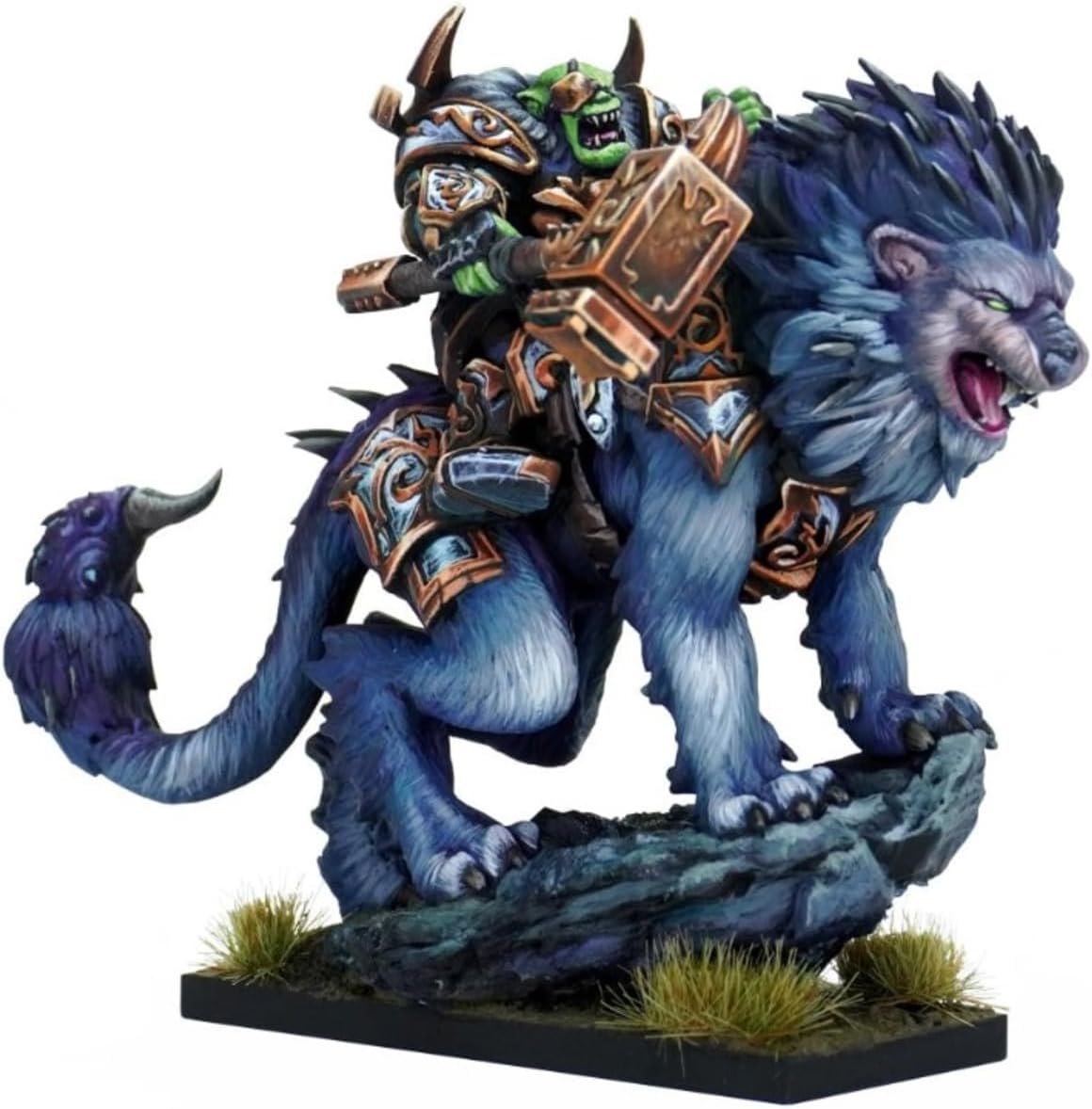 Kings of War 3E: Riftforged Orc - Stormbringer on Manticore