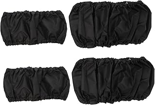 KOMBIUDA 4 Pçs Capa De Roda De Carrinho Carrinho De Viagem Carrinho De Carro Carrinho De Jogging Capa De Chuva Capas De Carrinho Capas De Pneu De Carrinho De Cadeira De Rodas Capa