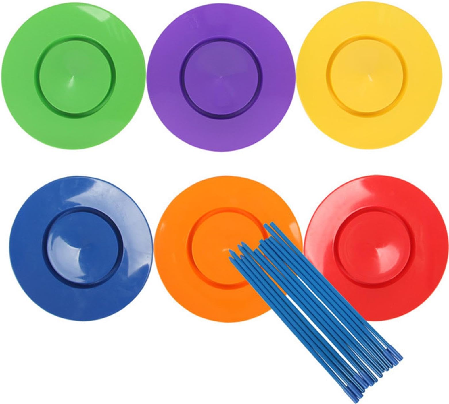 Juggling Spinning Plate Circus Plate Spinning Skill Dance Party Multi Colors Violet | Gag Gifts | Party Supplies | Greeting Cards & Party Supply