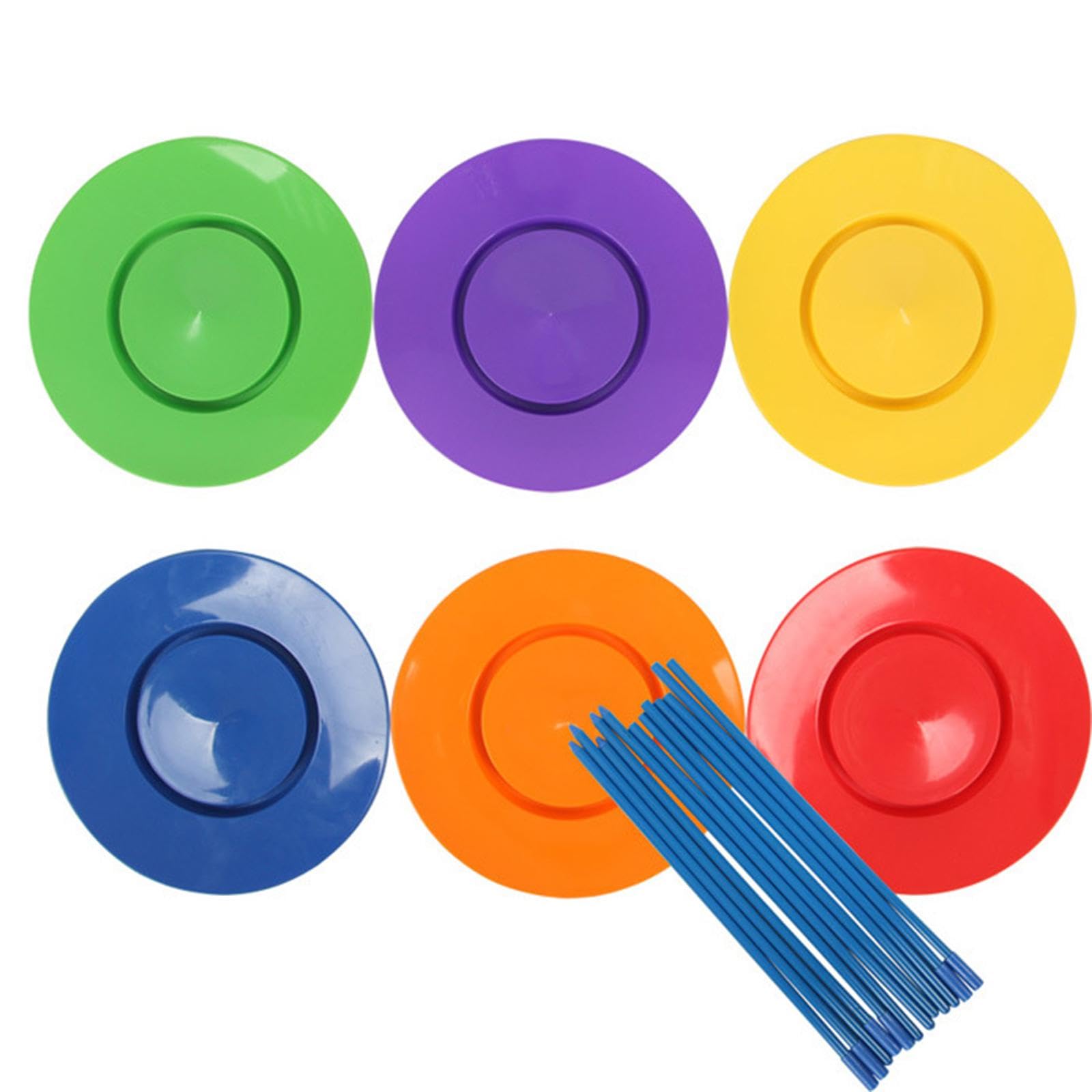 Juggling Spinning Plate Circus Plate Spinning Skill Dance Party Multi Colors Violet | Gag Gifts | Party Supplies | Greeting Cards & Party Supply